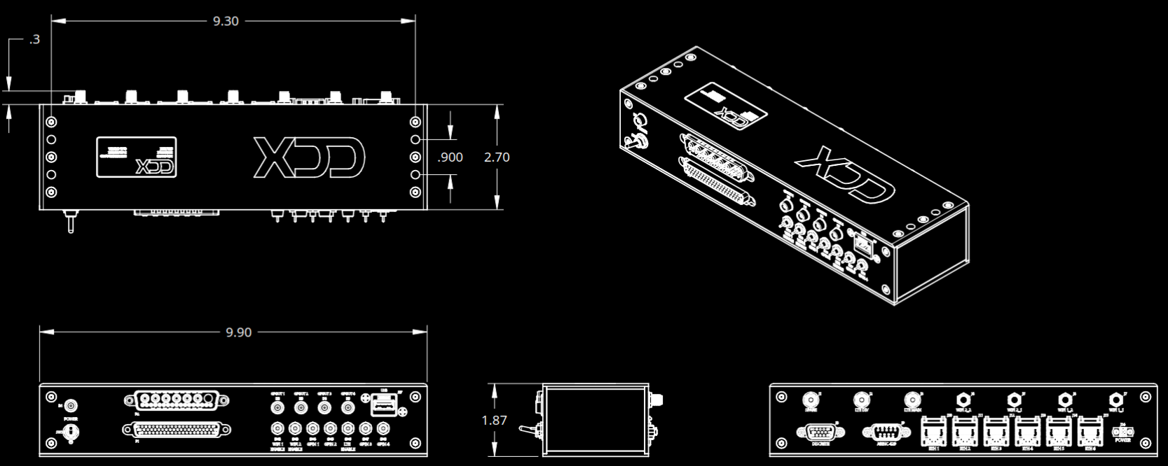 AP-251 Breakout Outer Dimmensions