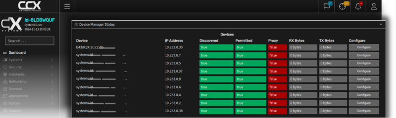 SystemX Device Manager