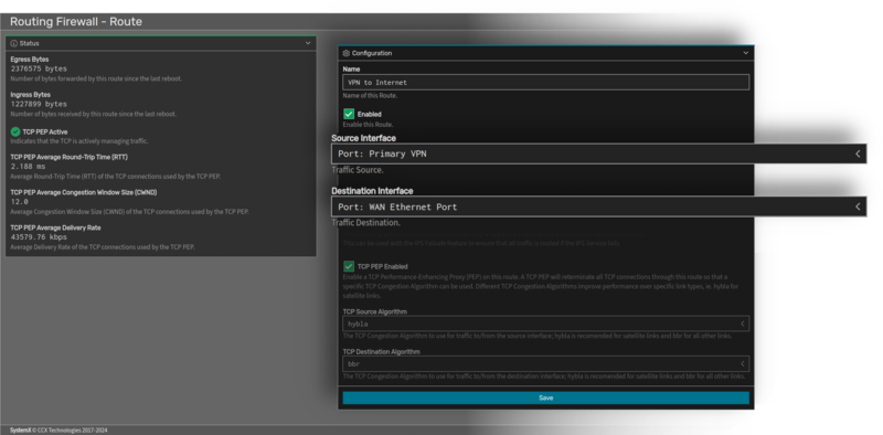 SystemX PBR Router