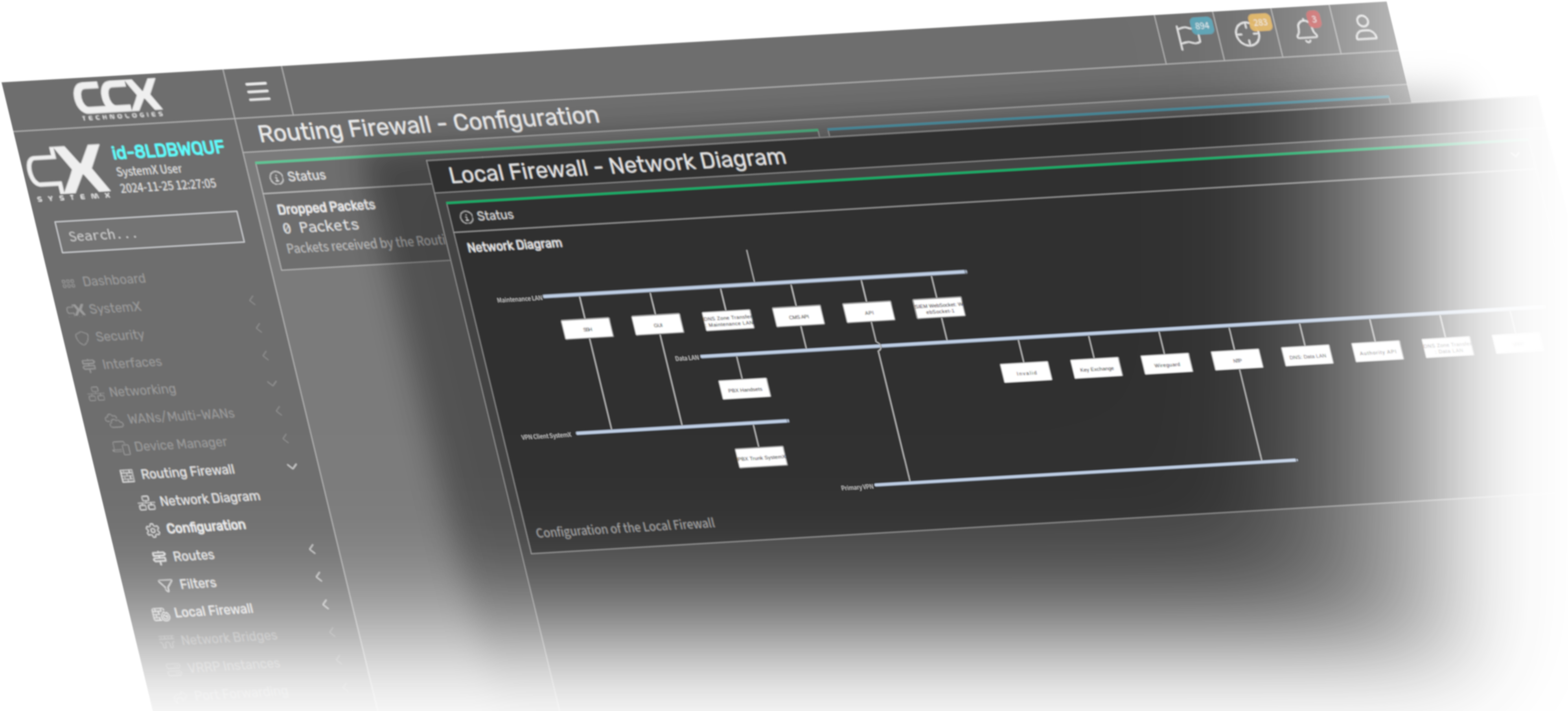 SystemX Advanced Routing